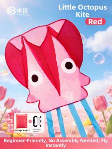 SHENWO | Child Friendly Soft Body Small Octopus Kite Easy Fly in Breeze