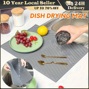 1PC Silicone Drain Pad Drying Mat Pots Dish Drain Mat for Kitchen Tableware Non-slip Mats Anti-scald Coaster Kitchen Utensils