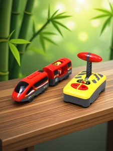 EDWONE | Magnetic Wooden Railway Train Toy