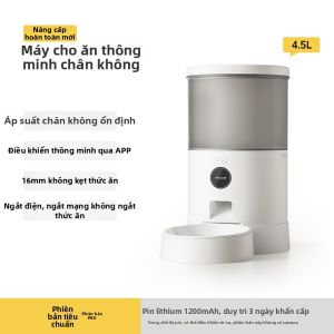 MOXCA | Máy Cho Thức Ăn Tự Động Thông Minh với Chức Năng Hút và Hiển Thị cho Mèo và Chó