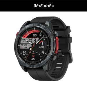 ใหม่ 2025 Zeblaze Stratos 4 GPS Smartwatch 1.43 "หน้าจอ AMOLED เข็มทิศเครื่องวัดระยะสูงบรรยากาศไฟฉายโทรด้วยเสียงสมาร์ทนาฬิกา