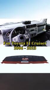 Phụ Kiện Trang Trí Nội Thất Bằng Vải Flannel Tấm Che Nắng Taplo Xe Toyota FJ Cruiser 2006-2023