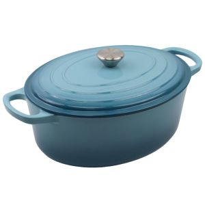 korean soup pot Thickened Oval Enamel Cast Iron Stew Pot