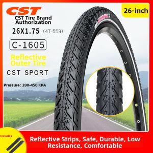 CST | Puncture Resistant Reflective Thick Mountain Bike Outer Tire