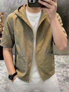 Kawadu | Versatile Stylish Mens Jacket Texture Hood Pocket Design
