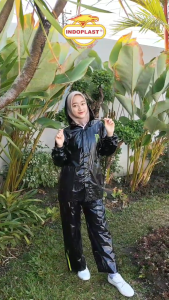 [GStore] Jas Hujan Pria/Wanita Pvc Jaket Celana Mnstr Indoplast