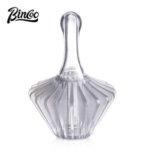 BINCOO Coffee Filter Paper Press Tool Hand Brewed Coffee Filter Use Press Aid Heat Resistant Tritan Resin