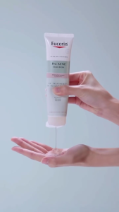 Eucerin Pro ACNE SOLUTION 3X TREATMENT GEL TO FOAM CLEANSER 150 ML is for acne-prone skin