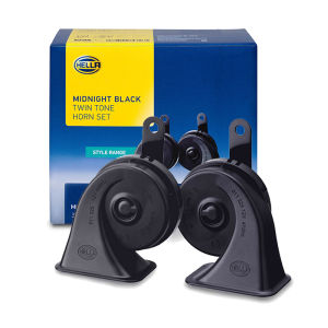 แตรรถยนต์ Hella รุ่น MIDNIGHT BLACK 12V ใหม่ล่าสุด 12V 110dB (A) 410/490 Hz HELLA