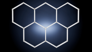 Hexagon Honeycomb LED | For Yoga Studio/Workout Room | Anti-Glare & Long-Lasting