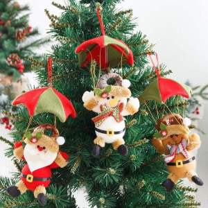 Doll Christmas Tree Pendant Decor Reindeer Snowman Santa Claus Doll New Year Kids Gift Christma Home Decor Navidad
