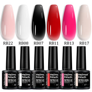 Bộ Sơn Móng Tay 6 Màu Thời Trang Lớp Nền Gel Bền Lâu Lớp Phủ Trong Suốt Dễ Bong Chất Lượng Salon Tông Màu Trung Tính Dễ Sử Dụng Tại Nhà.