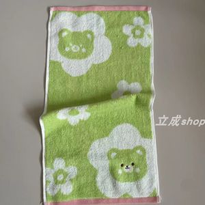 Khăn Mặt Trẻ Em Vải Cotton Mềm Mại Hai Mặt Thêu Họa Tiết Hoạt Hình Dễ Thương Có Khuyết Điểm Nhỏ Khăn Lau Tay Vải Cotton Nguyên Chất