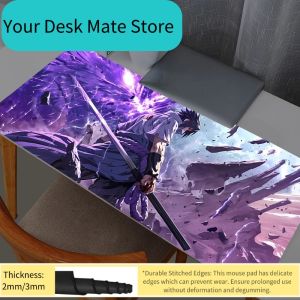 Bandai | Mouse Pad Gaming Accessories Naruto Sasuke Gabinete Gamer PC Mouse Pads Computer Desk Mat Large XXL Keyboard Tablet Mousepad