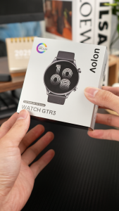 New Arrival Aolon GTR3 Smart Watch Men 1.43 Amoled HD Screen Always on Display Answering Whats App Call Heart Rate Monitor 110+ Sports Modes Waterproof 120h Battery Life earlybird