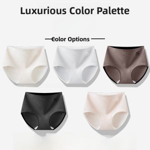MiiOW | Pure Cotton High Waist Triangle Womens Underwear No Trace Cat Person Anti-Bacterial 7A Grade Comfortable Briefs Summer New