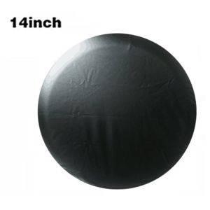 1PC 14"-17" Inch PVC Leather Car Spare Tire Wheel Cover Protector For All Car Tire Bag Spare Wheel Tire Cover Black Protector