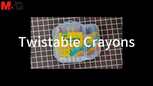 M&G Twistable Twist Crayons - Set of 12/24 Colors Non-Toxic Smooth Application Twistable Design for Easy Use