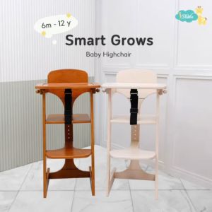 🎈 พร้อมส่ง🎈Idawin Smart Grows เก้าอี้เด็ก เก้าอี้ไม้ทานข้าวเด็ก เก้าอี้ไม้กินข้าวเด็ก high chair ผลิตจากไม้ยางพารา100% ราคาถูก