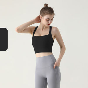 Sports bra womens new summer Shockproof Bra Women Yoga Clothes Cross Back Yoga Bra Crop Top Quick-Drying Workout Fitness Bra