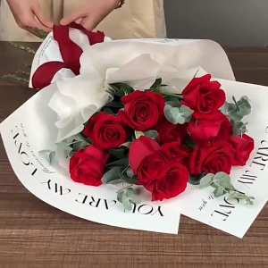 20pcs (30*45cm) Bouquet Wrapping Paper Valentines Day Gift Wrapping Paper Flower Shop High Quality Flower Paper