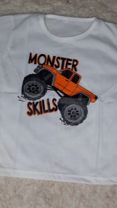 SUMMER88 Baju Atasan Kaos Anak Laki Laki 1-10 Tahun White Colour Motif Sablon Bahan Spandek Adem Lembut