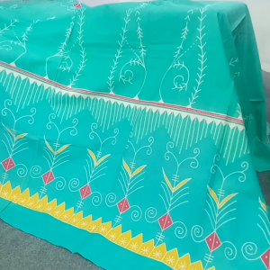 Kain Batik Tulis Motif Mentawai Hijau 25 x 115 Meter Bahan Katun Primis Super