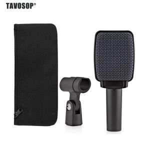 Micro TAVOSOP E906 Chất Lượng Cao Kiểu Siêu Tim Động Có Kẹp Dùng Cho Phòng Thu Chuyên Nghiệp Micro Có Dây Cho Nhạc Cụ