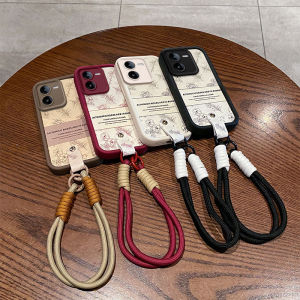 เคสโทรศัพท์ VIVO IQOO Z9 Z9X Z7 Z7X IQOO12 5G เคสนิ่มลายดอกไม้ลายดอกคามิเลียแนววินเทจสุดหรูพร้อมสายคล้องป้องกันเลนส์ฝาครอบหลังซิลิโคนกันกระแทก2024