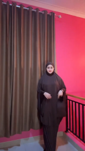 Mukena Dewasa Menutup Dagu Bahan Jersey Premium | Mukena Muslimah Nyaman Adem Anti Kusut Ringan untuk Sholat Harian & Travel