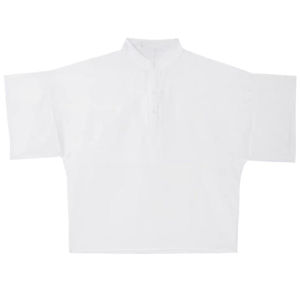 เสื้อเชิ้ตคอตั้งแขนสั้นสไตล์ย้อนยุค แขนยาว ทรงหลวม ผ้าโพลีเอสเตอร์ 100% สำหรับผู้หญิง ฤดูใบไม้ผลิ 2024