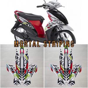 STIKER STRIPING LIS BODY YAMAHA MIO J TEEN 2013 2014 STANDAR