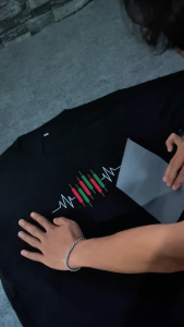 Kaos Distro Dewasa Hitam Motif Grafik Candlestick Trading Saham Crypto Katun Combed