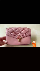 Knapbag Womens Korean Fashion sling bag  high quality  crossbody bag  pleated design shoulder bag for women