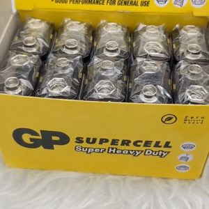 Bateri GP 9V Supercell Tahan Lama | GP 9V Battery Heavy Duty for Smoke Detector Smart Tag [1Pcs]