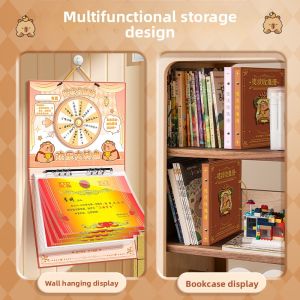MONLEYTA | Wall-Mounted Certificate Album A3 Boys Girls Honor Certificate Display Organizer A4 Children Storage Tool Collection Album For Student Artwork