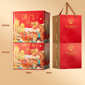 JINZUN | Macao Flavored Original Coconut Scallion Egg Roll Snacks 600g