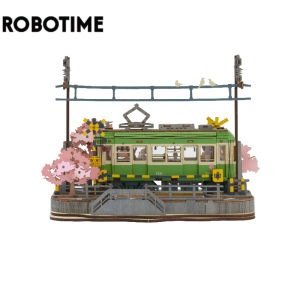 หุ่นยนต์ปริศนาไม้3มิติ Rolife Sakura Journey ของขวัญปริศนาไม้3มิติสำหรับผู้ใหญ่-TGS02