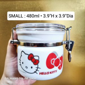 HELLO KITTY CERAMIC AIR TIGHT CANISTER / FOOD CONTAINER • JAPAN SURPLUS