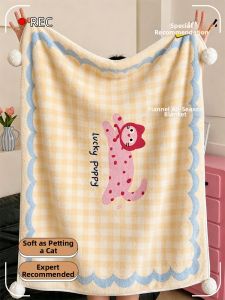 BULULOM | Summer Lightweight Office Napping Blanket Cartoon