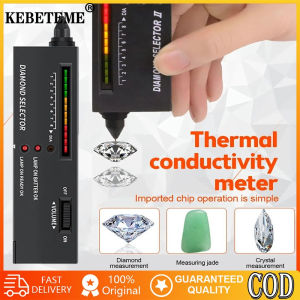 Kebeteme Chuyên Nghiệp độ chính xác cao LED Máy thử kim cương Bút Đồ Trang Sức Đá Quý Selector Bút kiểm tra máy thử kim cương Nhận Dạng Công Cụ Thích Hợp Cho Vàng Ngọc Và Đá Quý Nhận Dạng