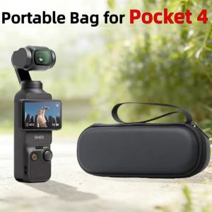 Hộp Đựng DJI Osmo Pocket 4 Vỏ Bảo Vệ Chống Sốc Túi Lưu Trữ Di Động Có Dây Đeo Cổ Tay Cho Phụ Kiện Máy Ảnh Hành Động