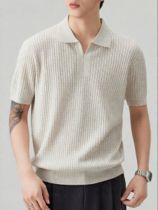 Wood soon | Vintage Short Sleeve Polo Shirt for Summer