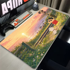 Bandai | Mousepad Cute Oversized Office Desk Pad Computer Keyboard Pad Animation Game Cartoon C-Crayon Shin-chan Rubber Mouse Pad