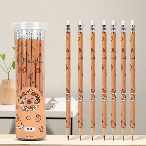 30PCS Wooden Pencils Capibala Pencils Essential Tools for Accounting for Students and Illustrators