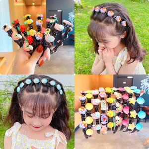 【PrettySet】Girl Pressure Headband Cute Baby Broken Cartoon Headband Little Girl Braid Headband Children Hair Accessories