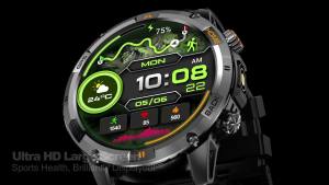 2026 New GPS Outdoor Sports Men Smart Watch Health Monitoring 100+ Sports Modes LED torch 580mAh IP68 Bluetooth Call SmartWatch