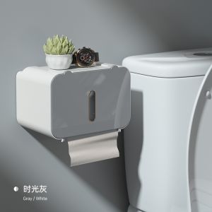 Máy Rút Giấy Vệ Sinh Cảm Biến Cử Chỉ Thông Minh Gắn Tường Phòng Tắm Không Cần Đục Lỗ Hộp Đựng Giấy Vệ Sinh Tự Động Dùng Tại Nhà