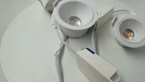 High CRI Deep Anti-glare Led Cob Downlight Narrow Embedded Ultra-thin 5W 18w 30w Led Ceiling Spotlight Aluminum Downlights