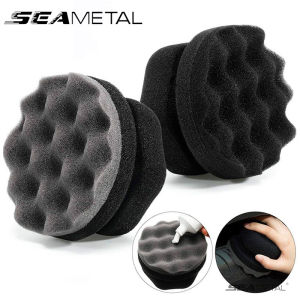 SEAMETAL 3pcs Car Cleaning Waxing Sponge Hexagonal Hand Grip Auto Detailing Sponge For Automobile Tires